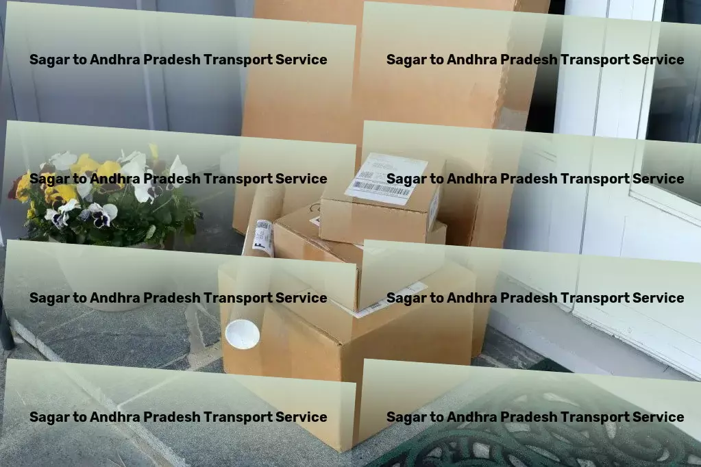 Sagar to Andhra Pradesh Courier And Parcel Dedicated parcel services